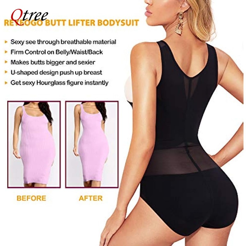 Qtree Fajas Reductoras Women B - Shapewear Bodysuit Firm review and price