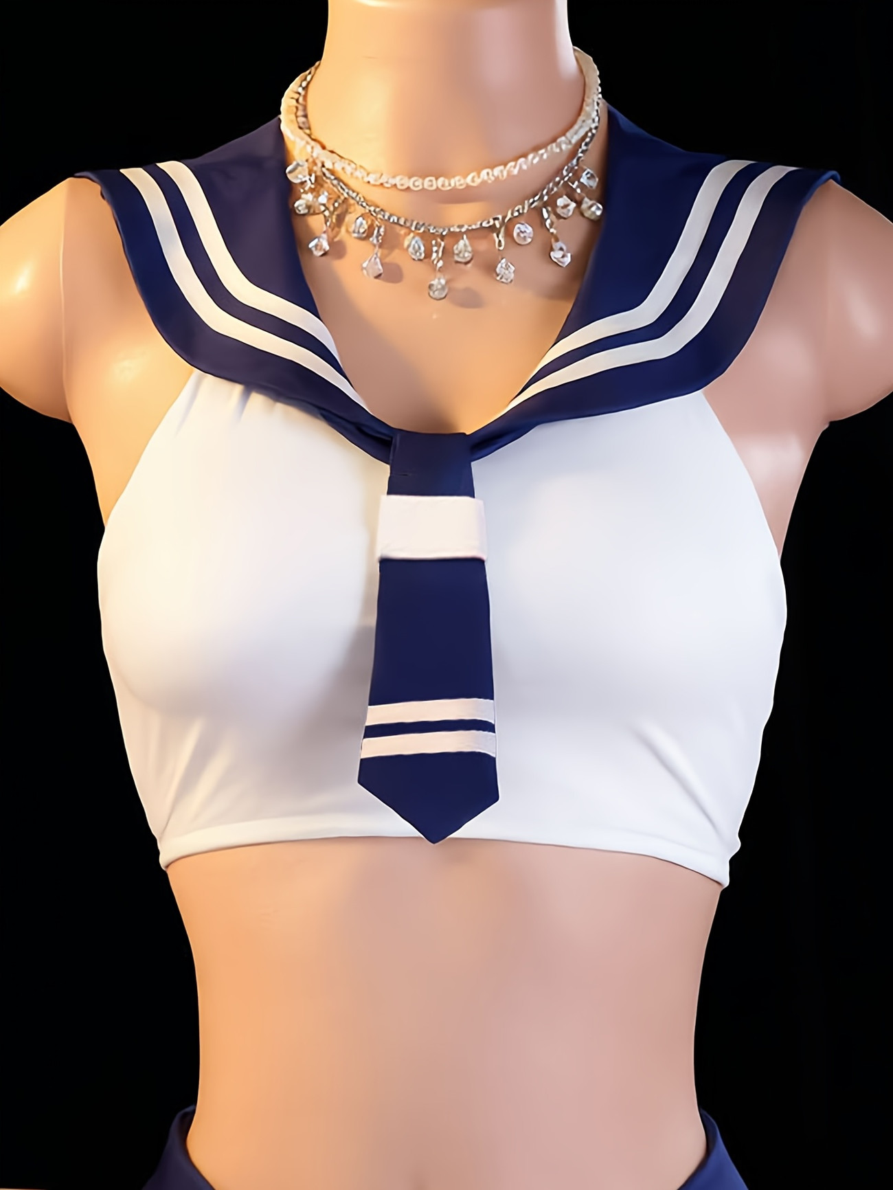 Women's 2Pcs Sailor Role Play  - Garter Belt Set review and price